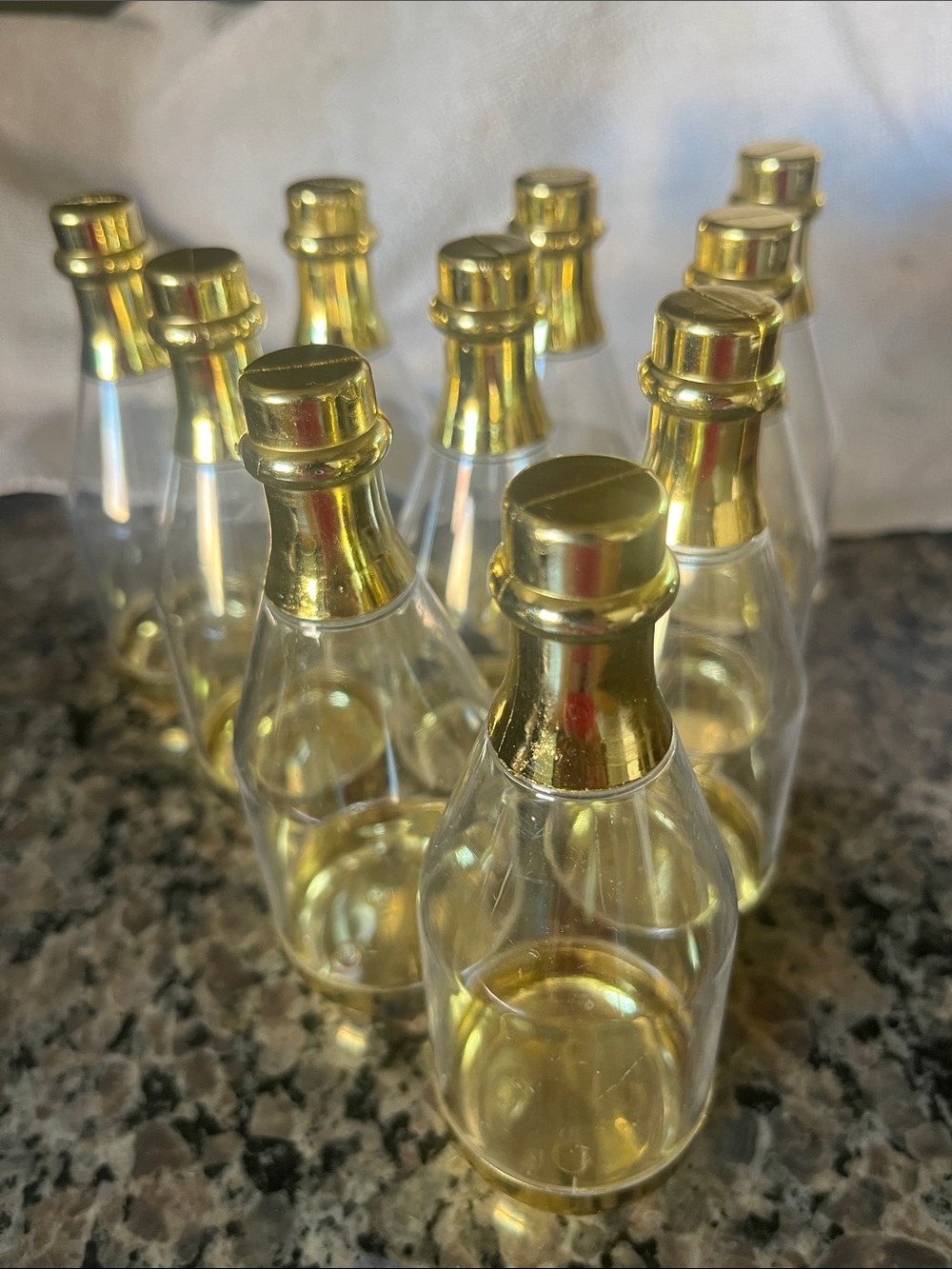 Gold Mini Bottle Favor Decorations for Home Parties